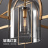 Modern Copper Glass Pendant Light