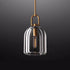 Modern Copper & Crystal Pendant Light