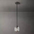 Modern Copper & Crystal Pendant Light