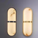 Modern Copper & Marble Wall Sconce