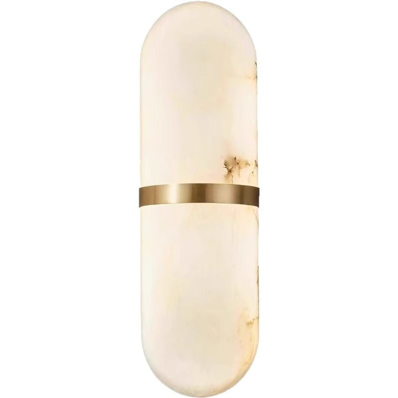 Modern Copper & Marble Wall Sconce