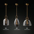 Modern All-Copper Crystal Pendant Light