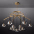 Modern All-Copper Crystal Chandelier