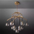 Modern All-Copper Crystal Chandelier