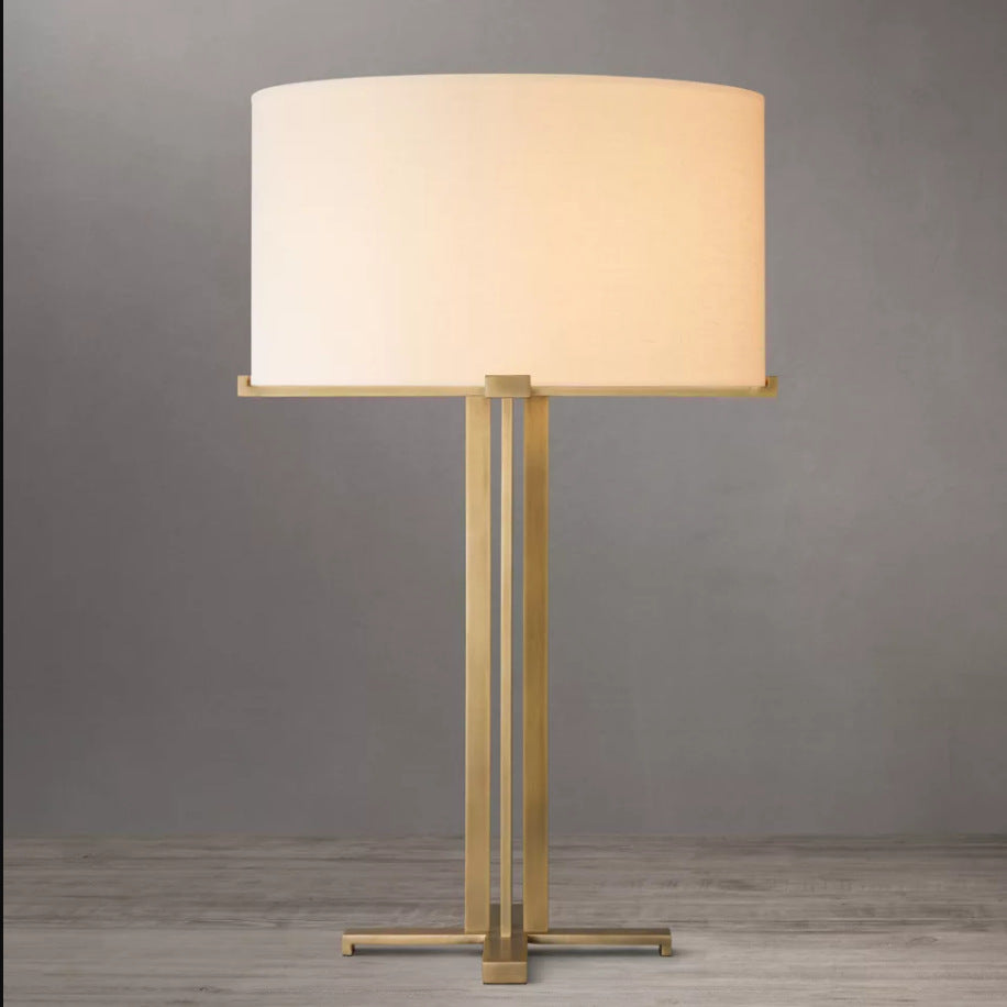 Modern All-Copper Table & Floor Lamp