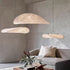 Japanese Zen Silk Cloud Pendant Light – Wabi-Sabi Nordic Hanging Chandelier for Bedroom, Dining Room & Tea Room