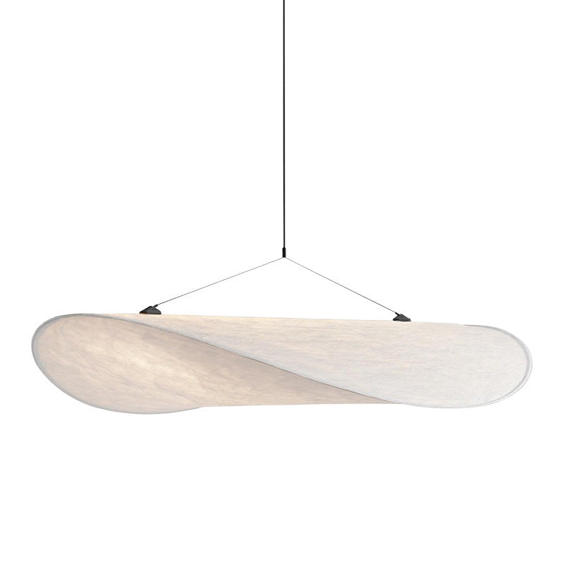 Japanese Zen Silk Cloud Pendant Light – Wabi-Sabi Nordic Hanging Chandelier for Bedroom, Dining Room & Tea Room