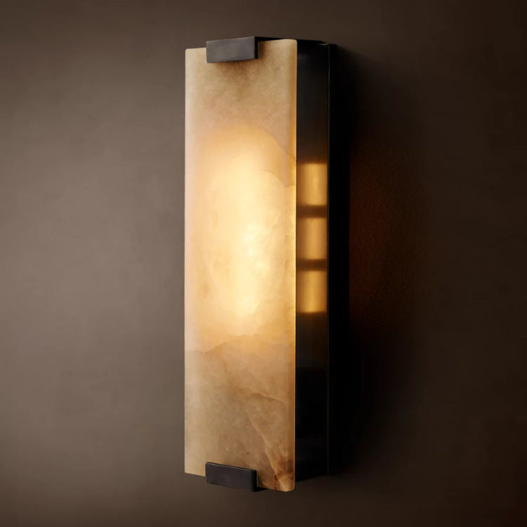 Natural Marble Wall Sconce – Luxury Modern Designer Wall Light
