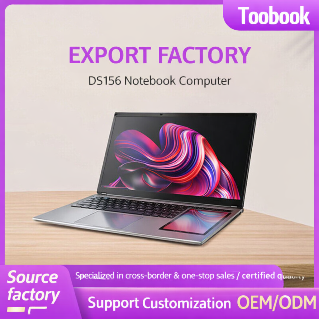 Brand New Portable Domestic Laptop N100 Dual-Screen Two-In-One Touch Screen Pc, Thin and Lightweight High-End Personal Computer