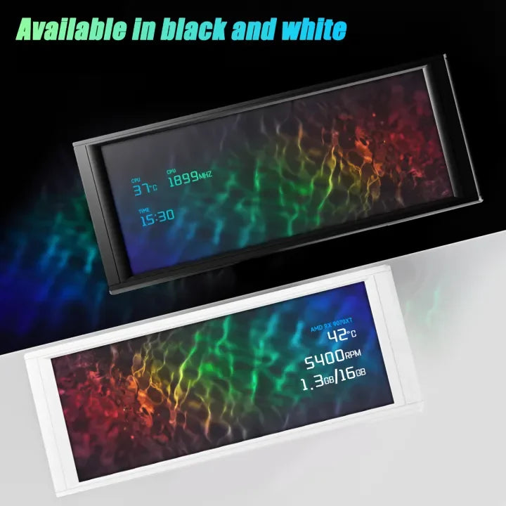 Thermalright Trofeo Vision LCD AIO Display 6.86” PC Monitor, USB Type-C Screen for with Preset & DIY Themes for Gaming PC Case