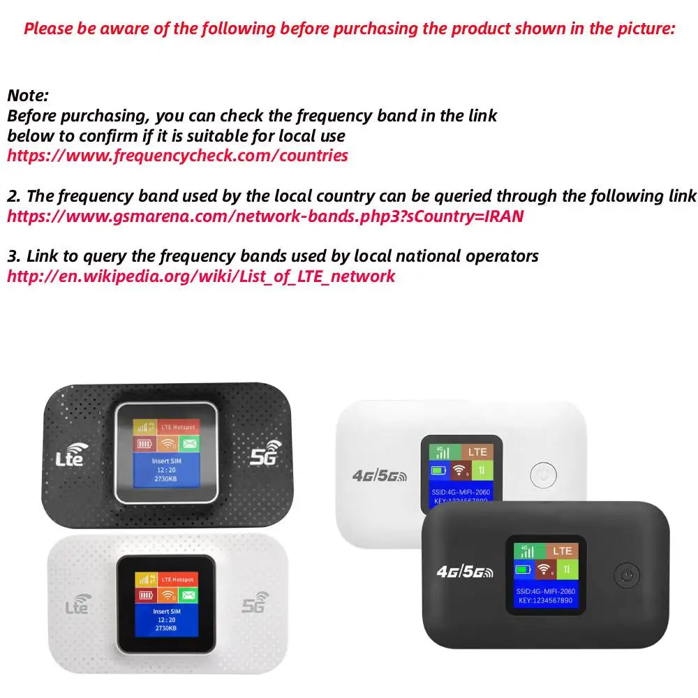 4G Mobile WIFI Router 150Mbps 4G LTE Wireless Router Portable Pocket MiFi Modem Mobile Wifi Hotspot with Sim Card Slot