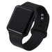 LED Digital Square Watch – Silicone Strap Casual Sports Wristwatch for Men & Women