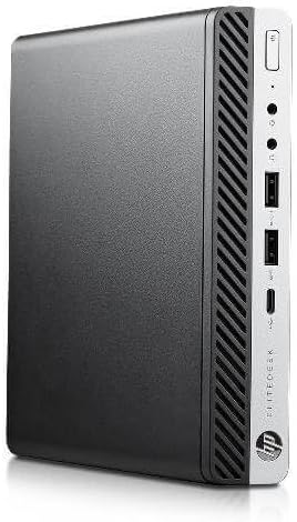 HP EliteDesk 800 G4 Mini Tiny Business PC, Intel Hexa-Core i5-8500T up to 3.5GHz, 16GB DDR4 RAM, 256GB NVMe SSD, Dual Monitor Support, WiFi, Bluetooth, HDMI, DisplayPort, Windows 11 64-bit (Renewed)