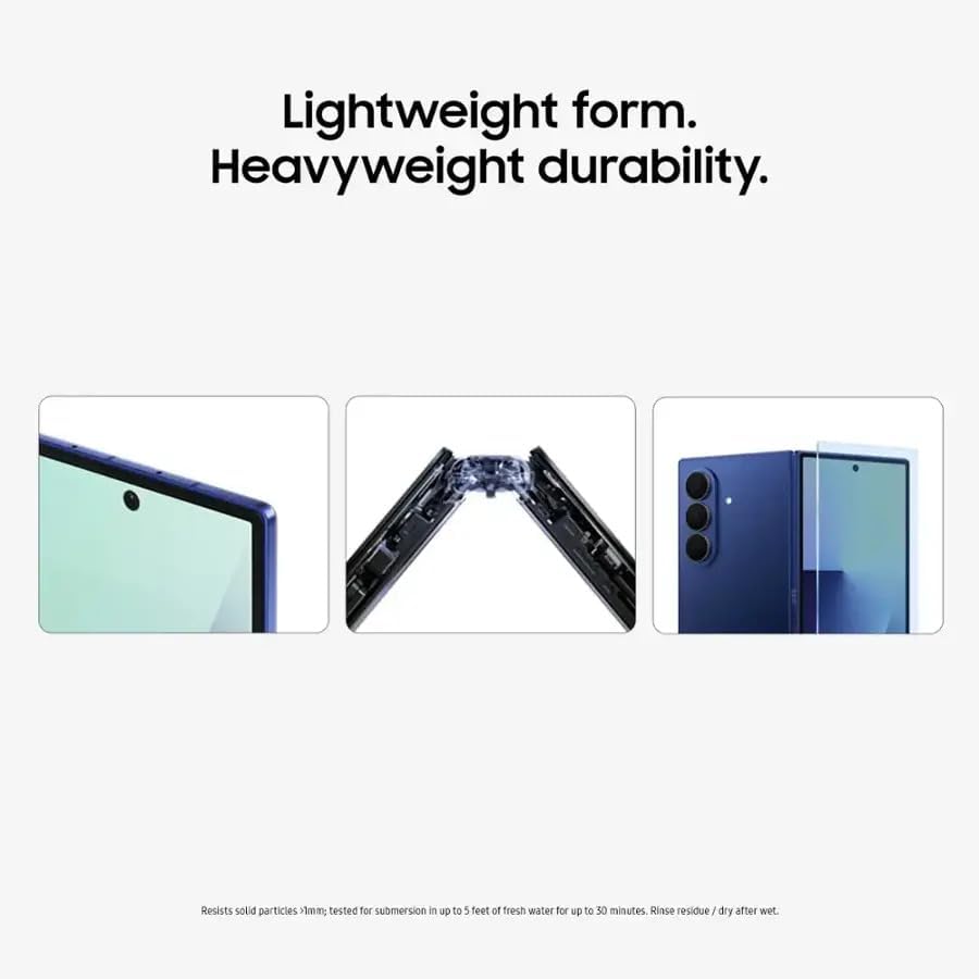 Samsung Galaxy Z Fold7 Cell Phone, 512GB AI Smartphone, Unlocked Android, AI Photo Edits, Large Screen, Long Battery Life, 2025, US 1 Yr Manufacturer Warranty, JetBlack