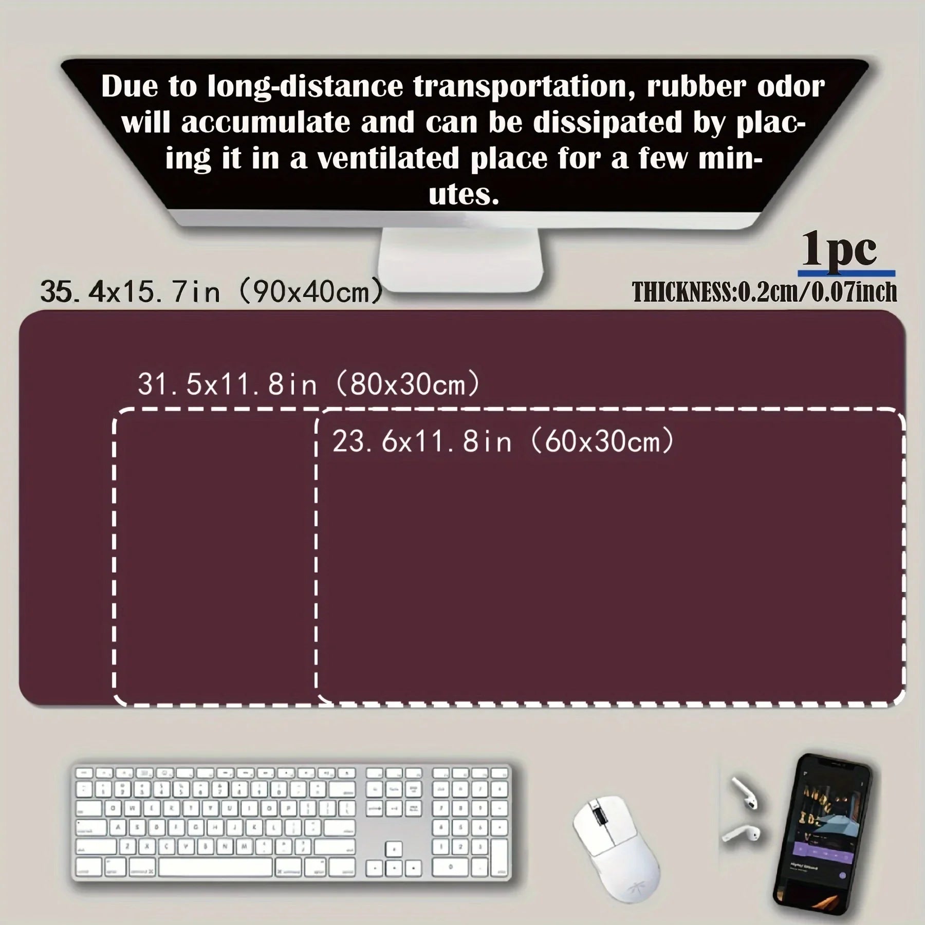 Porsche Colorful Anti-Skid Waterproof Mouse Pad – Rollable Desk Mat, 12 Sizes Available, Fade-Proof Decorative Gaming Surface