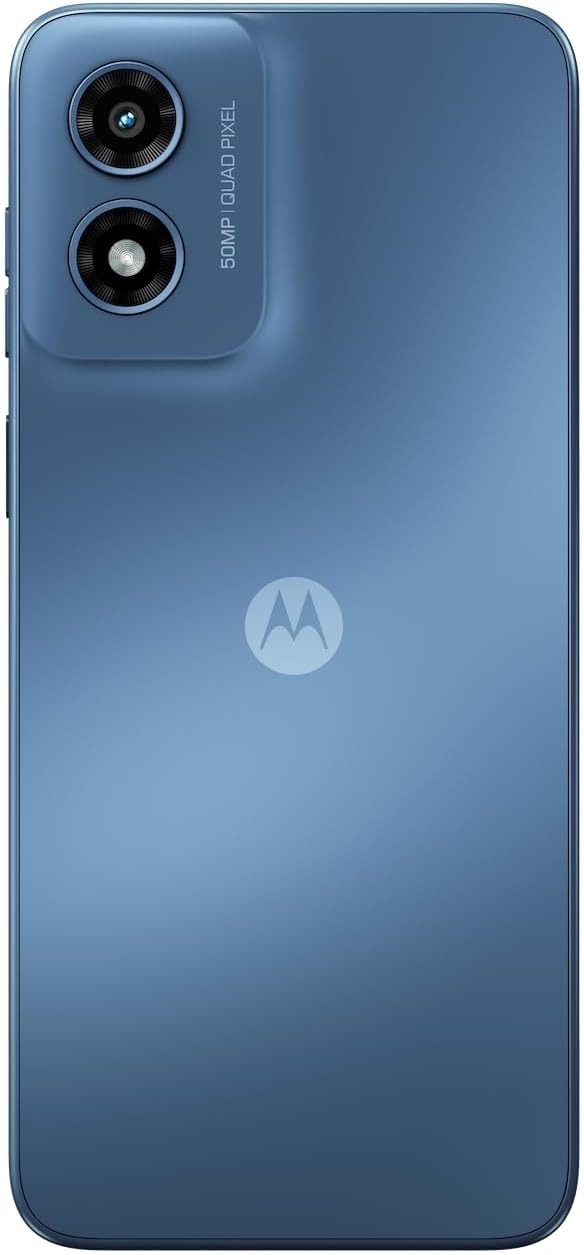 Motorola Moto G Play | 2024 | Unlocked | Made for US 4/64GB | 50MP Camera | Sapphire Blue