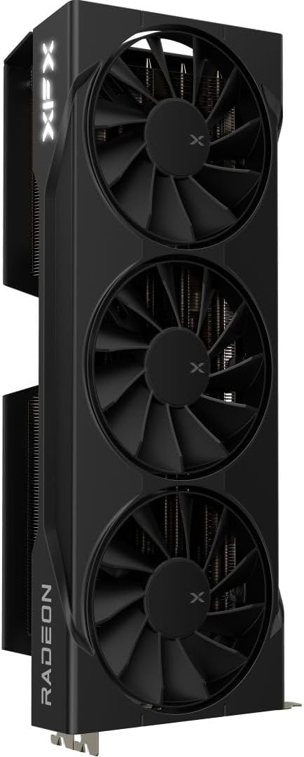 XFX Swift AMD Radeon RX 9070 XT Triple Fan Gaming Edition with 16GB GDDR6 HDMI 3xDP, AMD RDNA 4 RX-97TSWF3B9