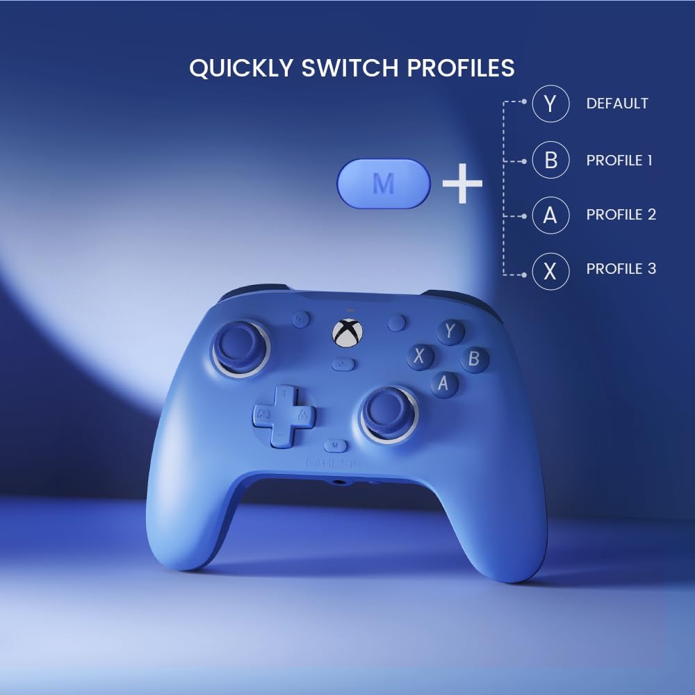 GameSir G7 SE Wired Controller for Xbox Series X|S, Xbox One & Windows 10/11, Plug and Play Gaming Gamepad with Hall Effect Joysticks/Hall Trigger, 3.5mm Audio Jack (Blue)