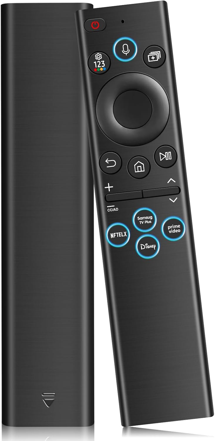 for Samsung TV Remote Control Replacement, BN59-01385A for Samsung Remote with Voice Control Compatbile with Sam-Sung Remote Control for Smart TV Curved Frame QLED LED LCD Q60 Q70 Q80 Q90 Series TVs