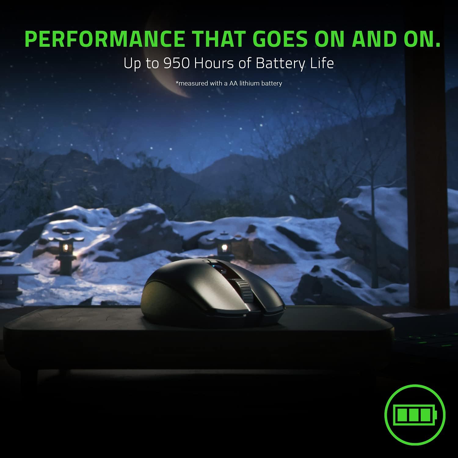 Razer Orochi V2 Mobile Wireless Gaming Mouse: Ultra Lightweight - 2 Wireless Modes - Up to 950hrs Battery Life - Mechanical Mouse Switches - 5G Advanced 18K DPI Optical Sensor - Classic Black