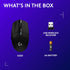 Logitech G305 Lightspeed Wireless Gaming Mouse, Hero 12K Sensor, 12,000 DPI, Lightweight, 6 Programmable Buttons, 250h Battery Life, On-Board Memory, PC/Mac - Black