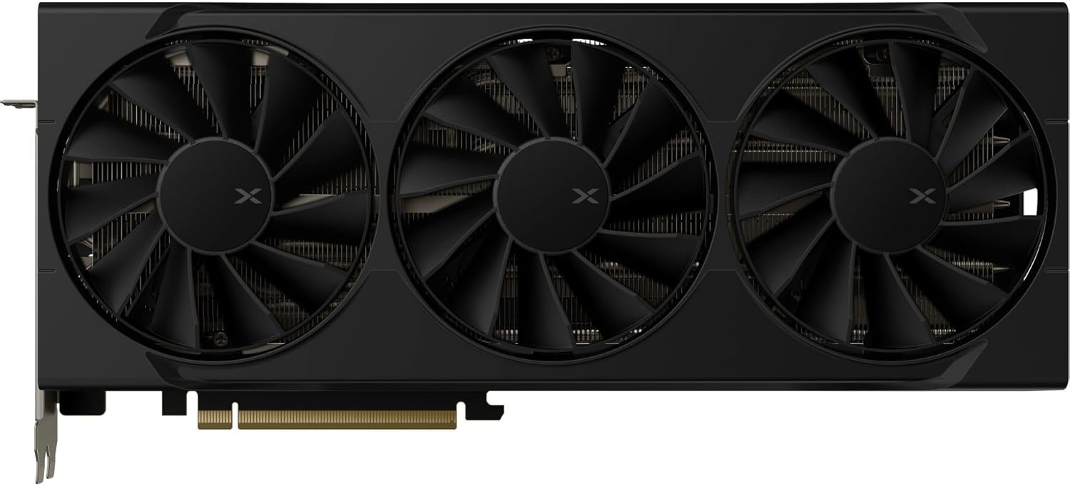 XFX Swift AMD Radeon RX 9070 XT Triple Fan Gaming Edition with 16GB GDDR6 HDMI 3xDP, AMD RDNA 4 RX-97TSWF3B9