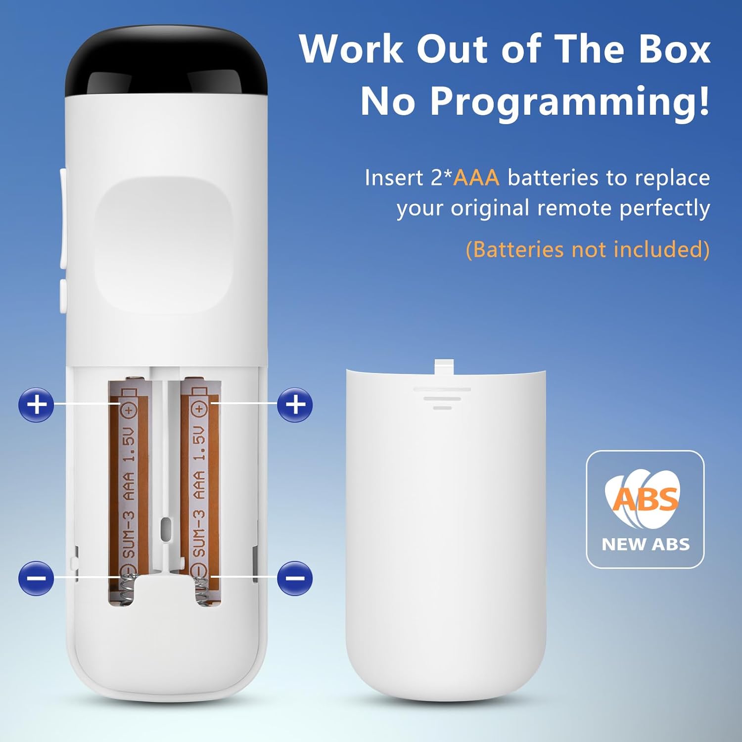 (Pack of 2) Remote Control Only for TCL Onn Hisense Sharp Philips Westinghouse Insignia Element TLC Roku Smart TV Ruko Ruku Roko Remotes Replacement-1 Year Warranty