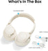 Soundcore by Anker Q20i Hybrid Active Noise Cancelling Headphones, Wireless Over-Ear Bluetooth, 40H Long ANC Playtime, Hi-Res Audio, Big Bass, Customize via an App, Transparency Mode (White)