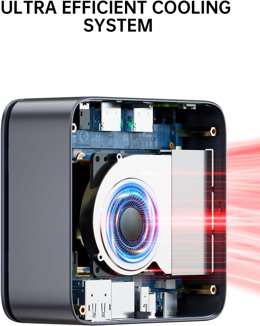 GMKtec G10 Mini PC Ryzen 5 3500U (Beats N150/N97), 16GB RAM 512GB SSD, 2.5GbE LAN for Desktop Office Home Business HTPC Proxmox, Triple 4K Display, WiFi, BT, USB-C, DP, HDMI 2.1 (Black)