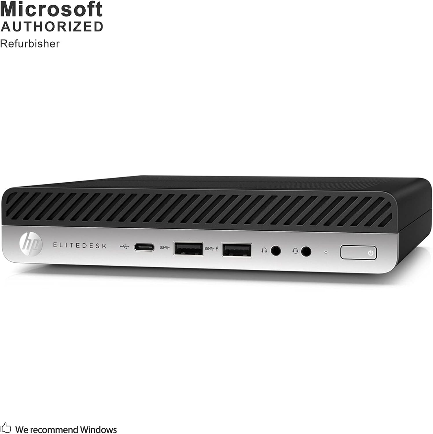 HP Elitedesk 800 G3 Mini Business Desktop (Intel Quad Core i5-6500T, 16GB DDR4 RAM, 512GB SSD) Type-C, DisplayPort, WiFi, WiFi, Ethernet, Keyboard & Mouse, Windows 11 Pro (Renewed)