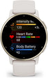 Garmin vívoactive 5, Health and Fitness GPS Smartwatch, AMOLED Display, Up to 11 Days of Battery, Ivory
