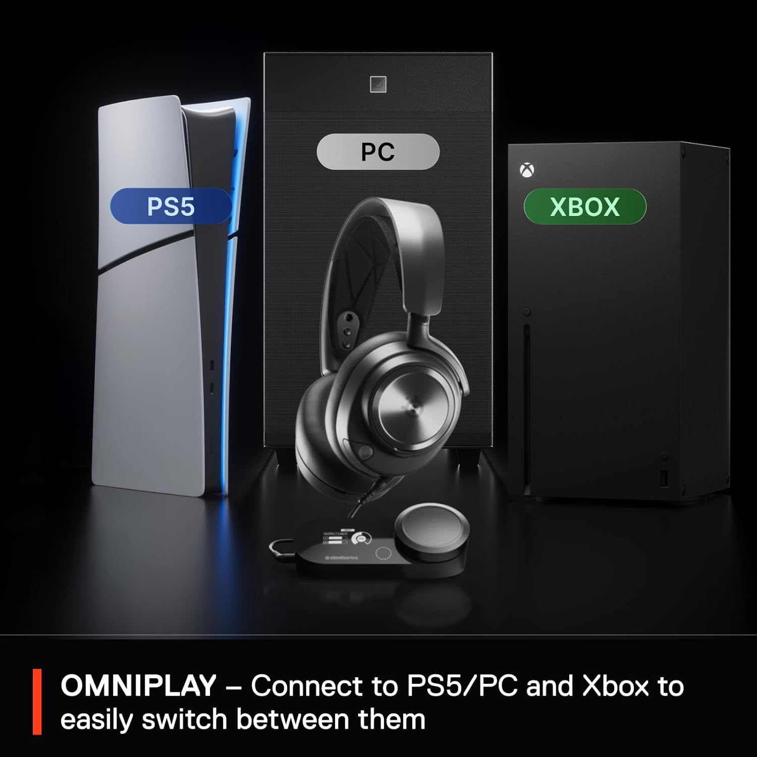 SteelSeries Arctis Nova Pro Wired Gaming Headset for Xbox X|S, Xbox One, PC, PS4|5 and Nintendo Switch