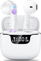 Wireless Earbuds Bluetooth 5.4 with LED Display Case, Mini In-Ear Bluetooth Earbuds, ENC Noise Cancelling for Calls,42H Playtime,Type-C Fast Charging, Touch Control,3.5g Lightweight for Android & iOS