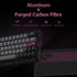 IQUNIX EV63 Hall Effect Magnetic Gaming Keyboard 60% | 0.01mm Rapid Trigger, Adjustable Actuation, 0.125ms Latency, Hot-Swap, SOCD, RGB, Aluminum with Forged Carbon (Dark Purple)
