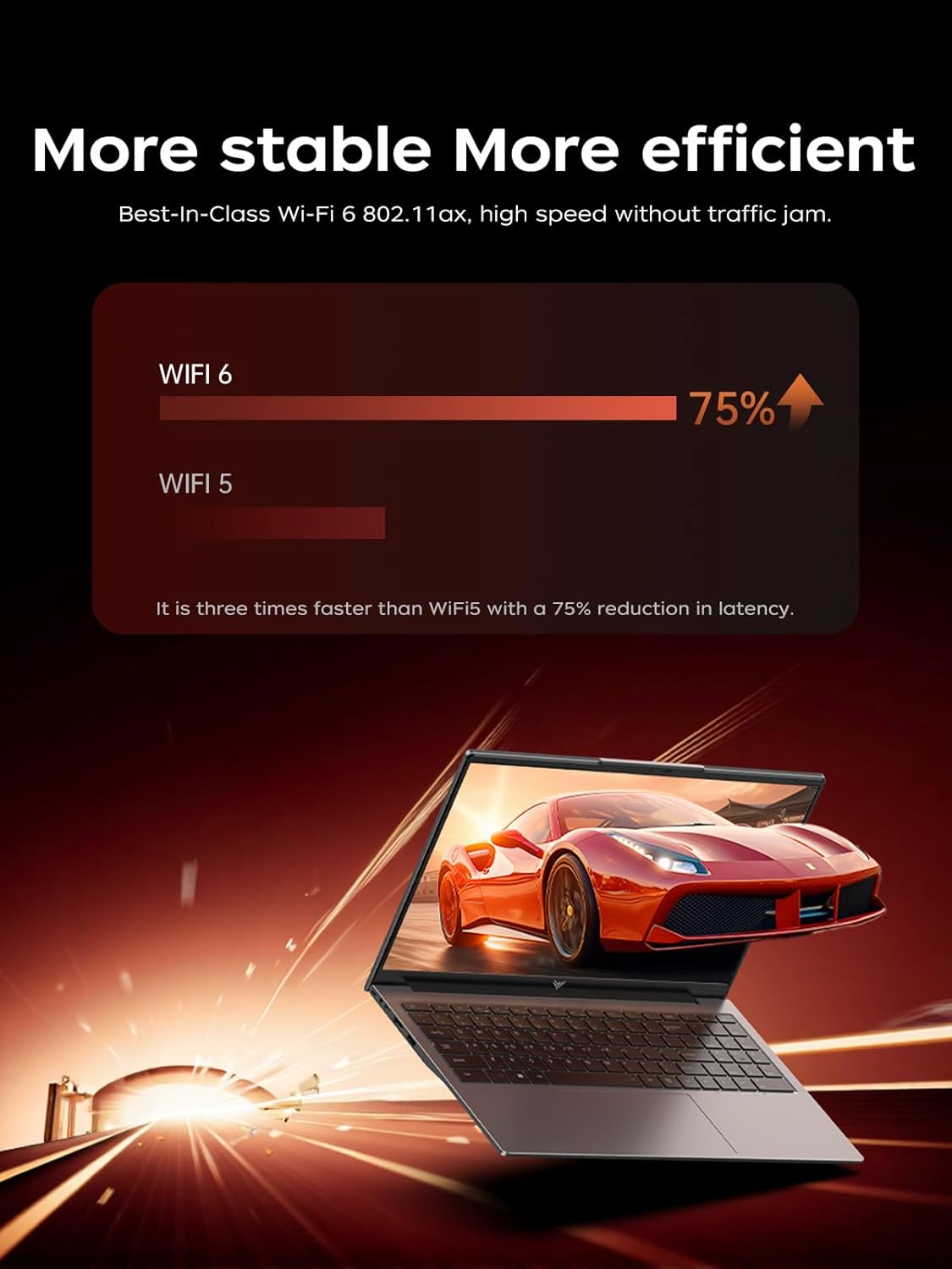 Gaming Laptop, 15.6inch Laptop with AMD Ryzen 7 7730U(8C/16T, Up to 4.5GHz), 16GB RAM 512GB NVMe SSD Windows 11 High Performance Laptop Computer, Up to 2TB, Radeon RX Vega 8 Graphics, WiFi 6