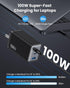 150W USB C Charger Block,GaN III Compact Foldable Wall Charger 3 Port Fast Charging Station,PD QC PPS Portable USB C Hub 100W Laptop Adapter for MacBook Pro/Air,iPad,iPhone 17/Pro,Galaxy S24,Dell etc