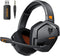NUBWO Wireless Gaming Headset with Mic for Ps5 Ps4 PC, Zero Interference, 100-Hour Battery All-Day Play, 23ms Sync for Fortnite & Call of Duty/FPS Gamers, Triple Mode All Devices Compatible - Orange