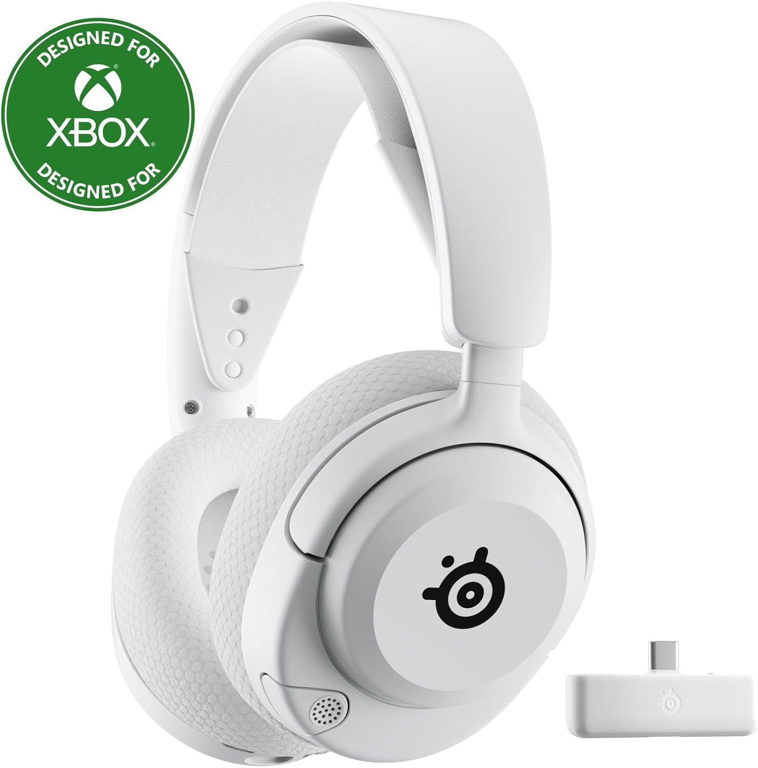 SteelSeries Arctis Nova 5X Wireless Multi-System Gaming Headset — White — Neodymium Magnetic Drivers — 100+ Audio Presets — 60 HR Battery — 2.4GHz or BT — Gen2.X Mic — Xbox, PC, PS, Switch, Mobile