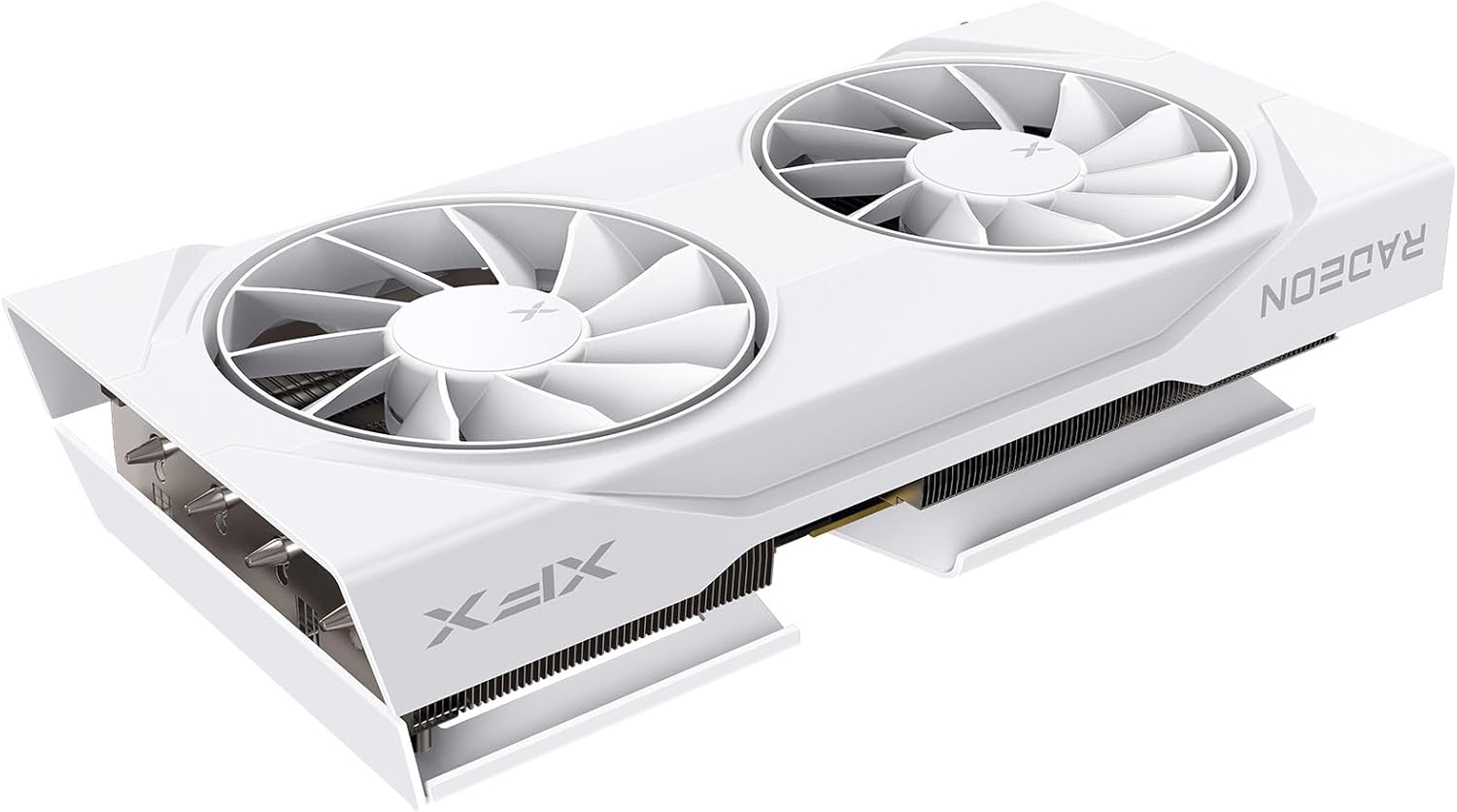 XFX Swift AMD Radeon RX 9060 XT OC White Gaming Edition with 8GB GDDR6 HDMI 2xDP, AMD RDNA 4 RX 9060XT RX-96TSW8GWQ