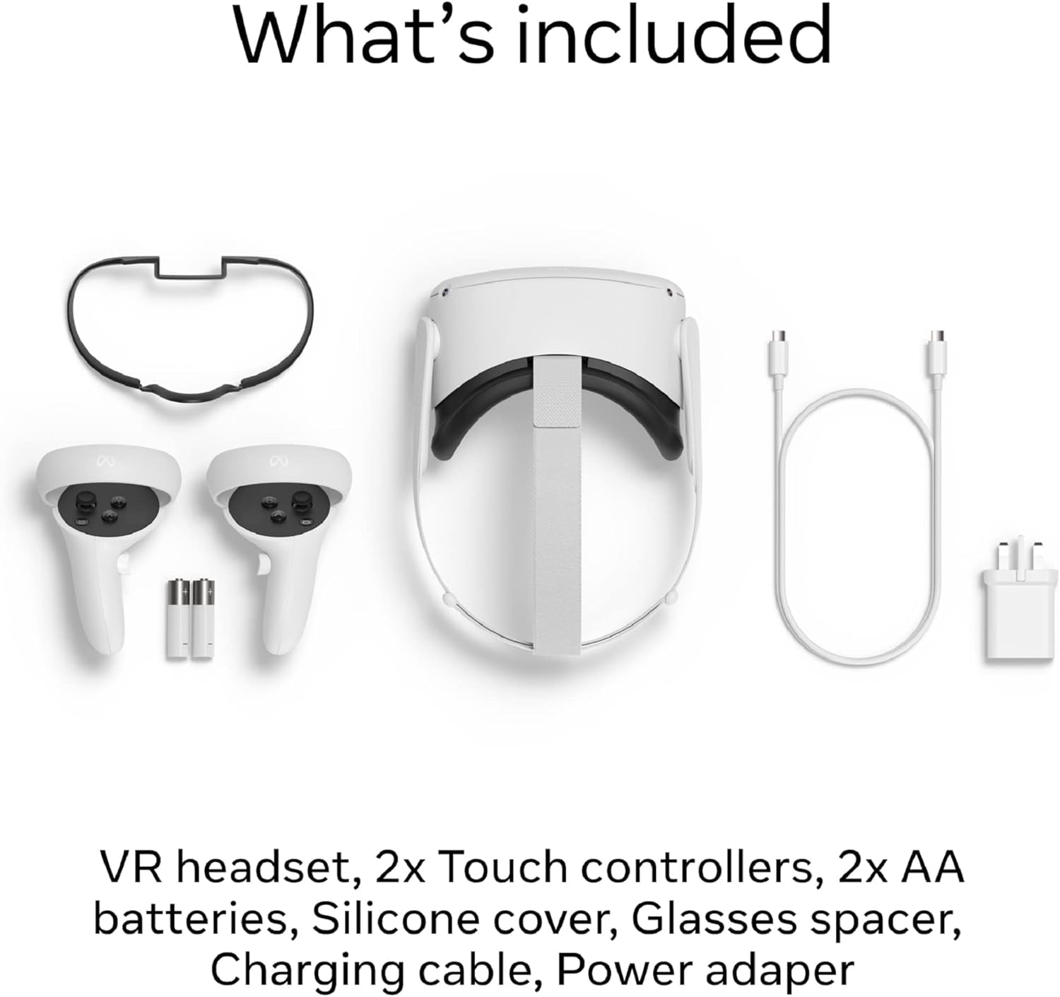 Meta Quest 2 128GB - Advanced All-in-One Virtual Reality Headset (Renewed)