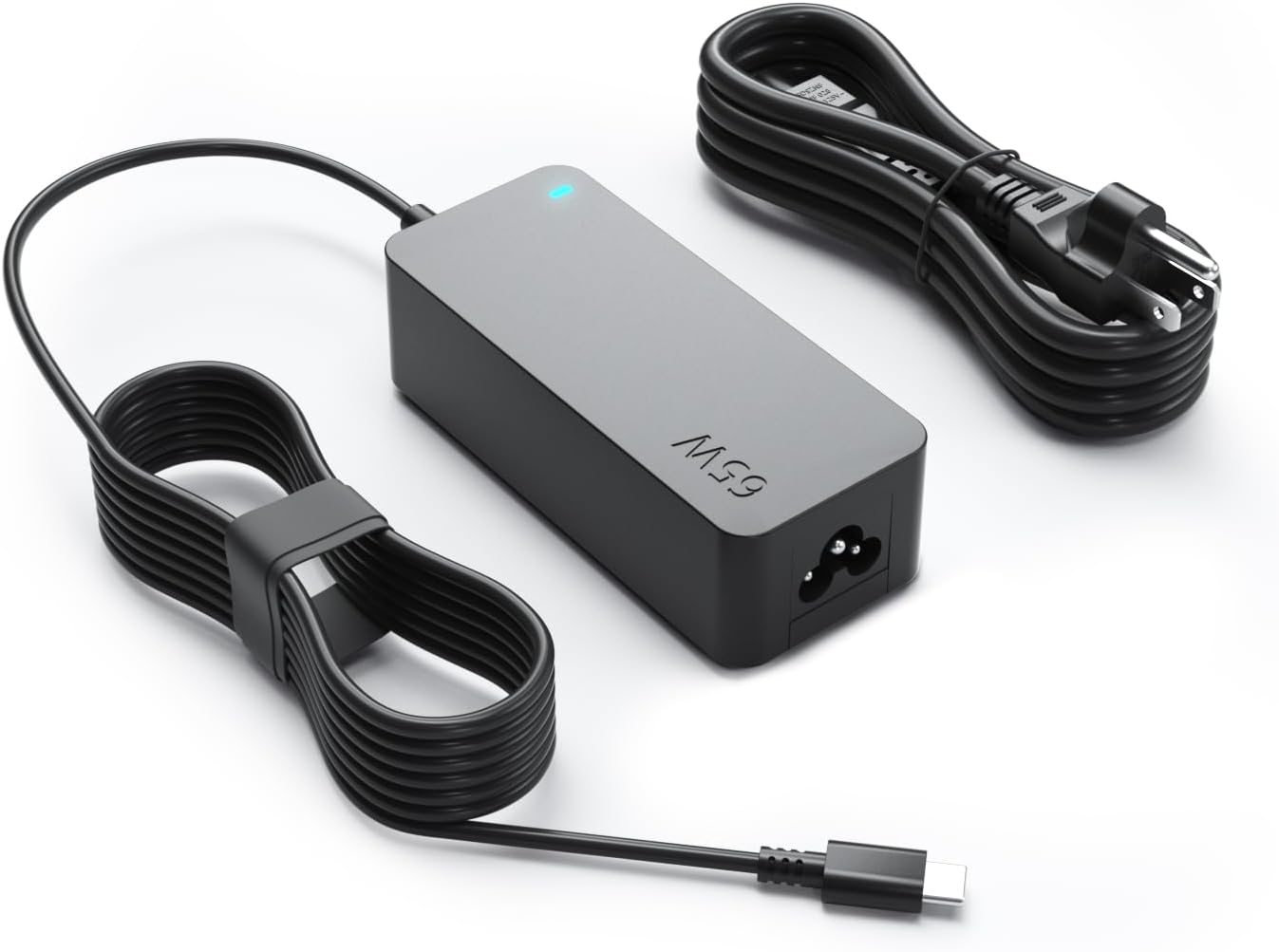 Superer 65W/45W USB C Laptop Charger for Lenovo ThinkPad, ChromeBook, Yoga, IdeaPad, ThinkBook, Universal Type C AC Adapter with Charging Indicator & 10FT Extra Long & Sturdy Cable