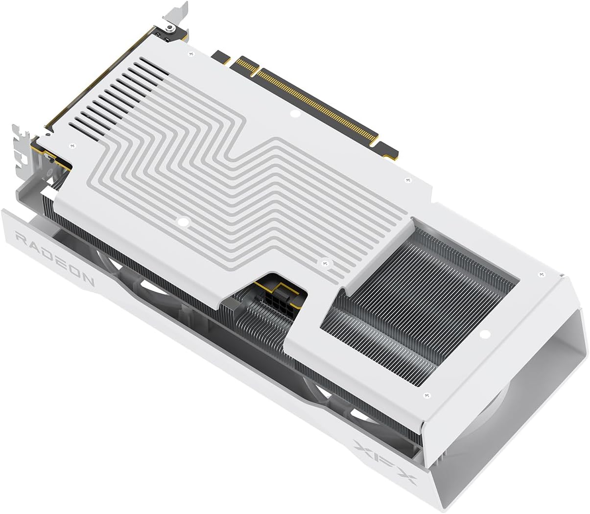 XFX Swift AMD Radeon RX 9060 XT OC White Gaming Edition with 8GB GDDR6 HDMI 2xDP, AMD RDNA 4 RX 9060XT RX-96TSW8GWQ