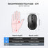 TECKNET Bluetooth Mouse, 2-in-1(BT 5.0/3.0+2.4Ghz) 4000DPI Wireless Mice with USB Connect Available for Laptop Computer, Portable PC Mouse Bluetooth for Mac (USB-A+BT Wireless Connect, Black)