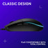 Logitech G203 Wired Gaming Mouse, 8,000 DPI, Rainbow Optical Effect LIGHTSYNC RGB, 6 Programmable Buttons, On-Board Memory, Screen Mapping, PC/Mac Computer and Laptop Compatible - Black