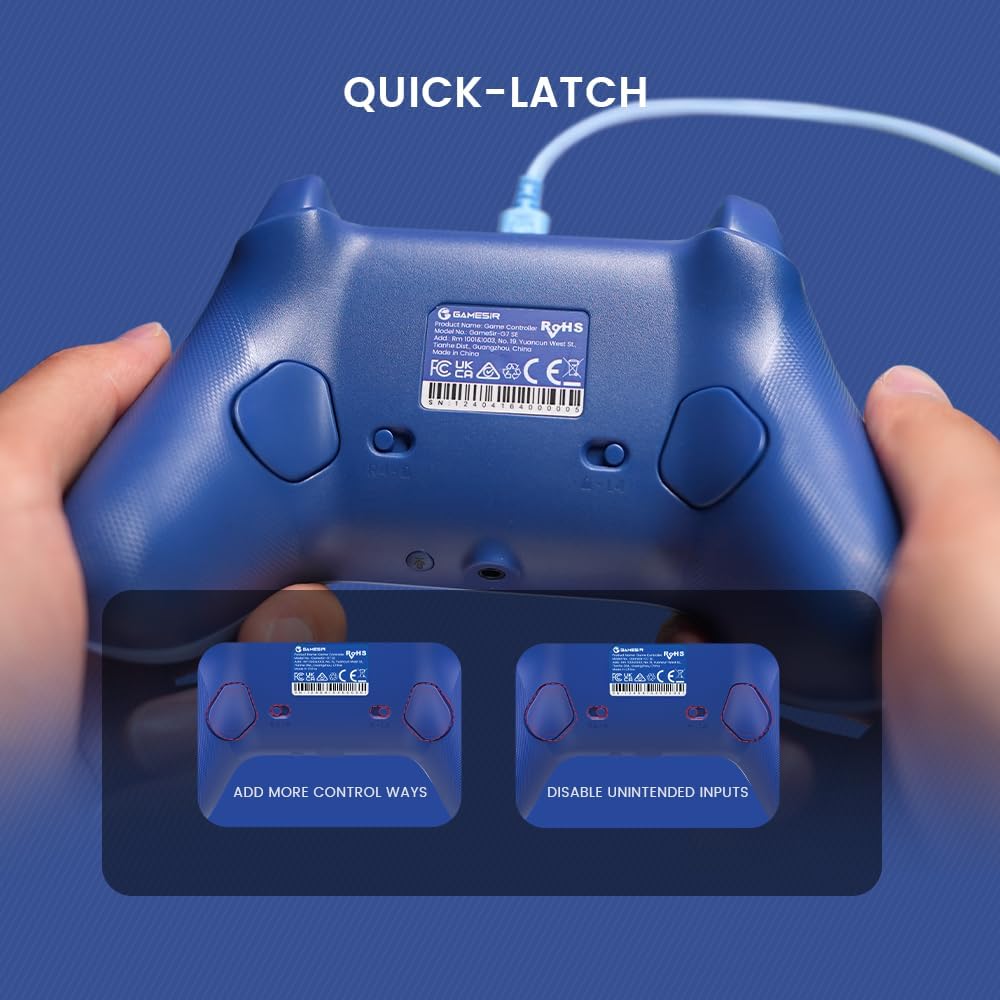 GameSir G7 SE Wired Controller for Xbox Series X|S, Xbox One & Windows 10/11, Plug and Play Gaming Gamepad with Hall Effect Joysticks/Hall Trigger, 3.5mm Audio Jack (Blue)