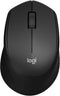 Logitech M330 Silent Wireless Mouse, 2.4GHz with USB Receiver, Optical Tracking, Quiet & Lightweight, Long Battery Life, for PC, Mac, Laptop, Chromebook - Black