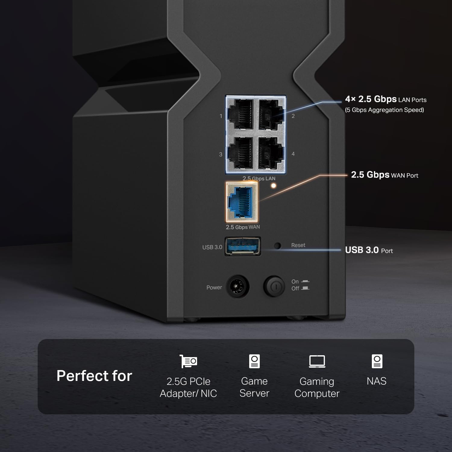 TP-Link Tri-Band BE9300 WiFi 7 Router (Archer BE550) - 6-Stream, Full 2.5G Ports w/ 6 Internal Antennas, Up to 2,000 Sq Ft, Add Easy-Mesh Device for Extended Coverage, VPN Support, Free Expert Support