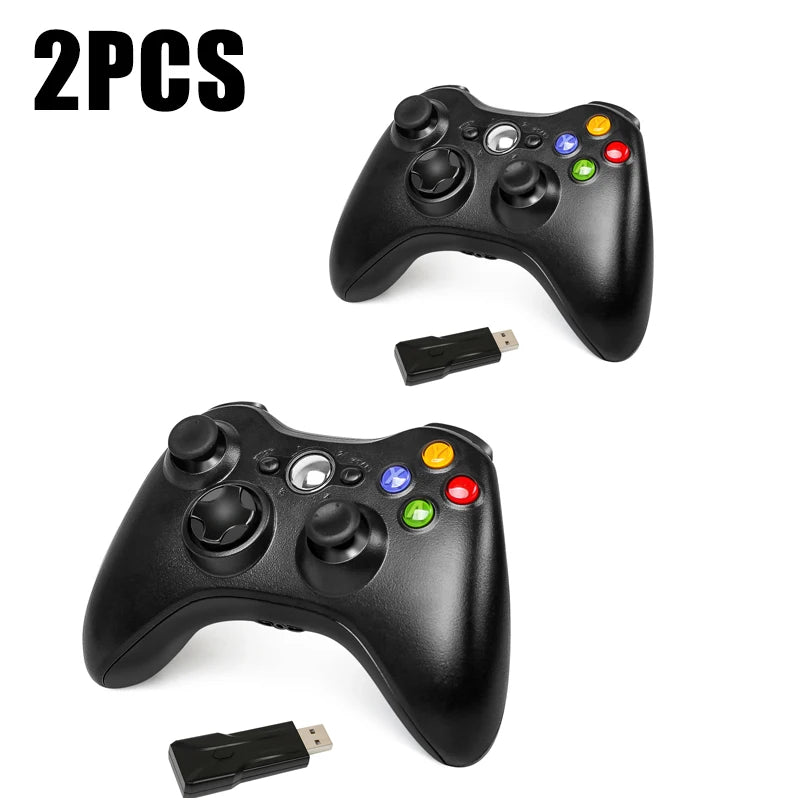 PC Gamepad For Xbox 360 2.4G Wireless Game Controller Gaming Remote Joystick 3D Rocker Game Handle Tools Parts