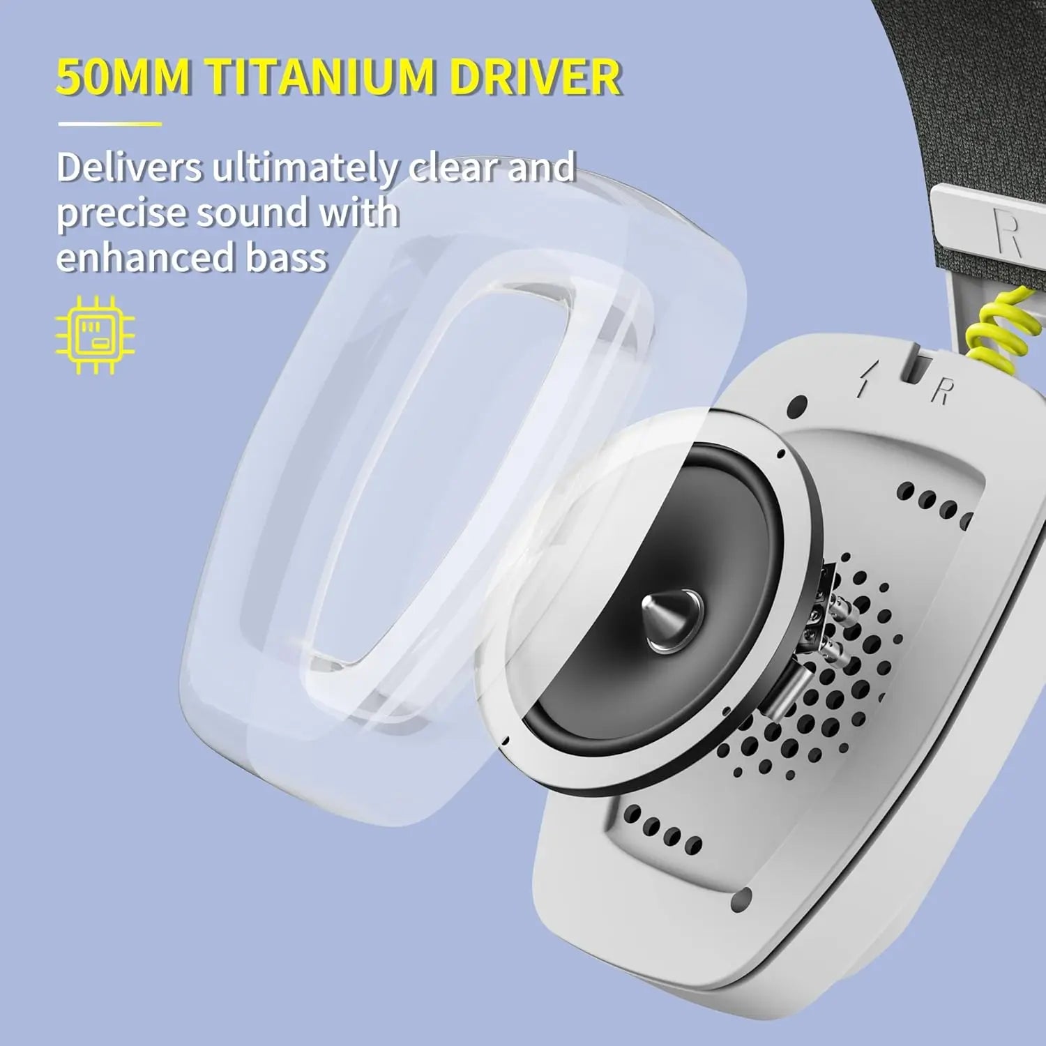 BINNUNE BW06 2.4GHz Wireless Gaming Headset with Mic for PS5 PS4 PC Mac Playstation Bluetooth Gaming headphone with Microphone