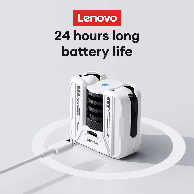 Original Lenovo LP49 Wireless Gaming Earphones Noise Reduction Daul Mode HD Call Earbuds Low Latency Bluetooth 5.4 Headphones